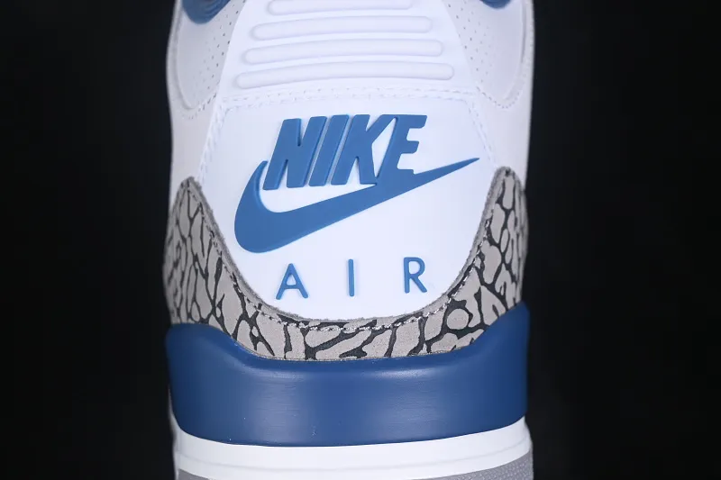 All categories Air Jordan Jordan series basketball shoes Air Jordan 3 GX foreign trade version Air Jordan 3 Retro "True Blue" AJ3 Joe 3 true blue color IF4396-104
